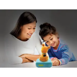 Digital alarm clock with scooby doo 3d nightlight and sound effects Lexibook image-3