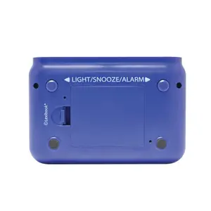 Digital alarm clock with night light 3D American football and sound effects for kids Lexibook image-2