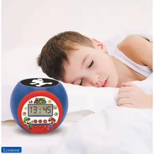 Relógio de alarme do projector com função de temporizador Lexibook Super Mario image-2
