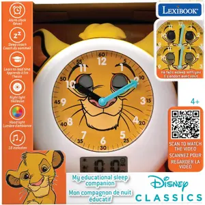 Educational Night Companion Alarm Clock for Kids Lexibook Simba image-2