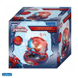 Spiderman 3d projector wekker met superheldengeluiden Lexibook image-2