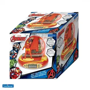 Réveil projecteur avengers avec iron man en 3d et des sons super-héros Lexibook image-3