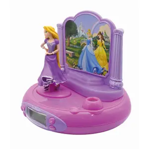 Projektor väckarklocka disney prinsessor raiponce i 3d och magiska ljud Lexibook image-2