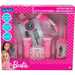 Utomhus äventyrskit med walkie-talkies, kikare och kompass Lexibook Barbie image-6