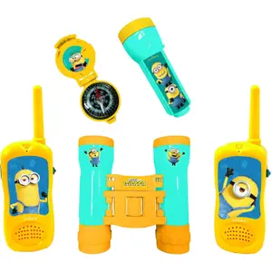 Outdoor adventure kit with walkie-talkies Lexibook Les Minions image-0