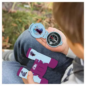 Jeux d'extérieur kit d’aventurier avec talkies-walkies portée jumelles et boussole Lexibook La Reine des Neiges image-3