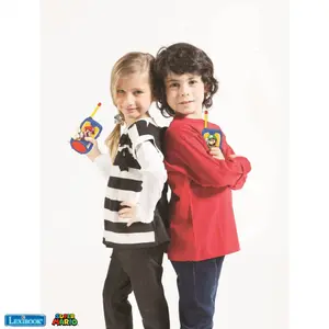 Os walkie-talkies super mario para jogos de exterior têm um alcance até 120 m Lexibook image-1