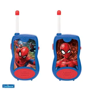 Utomhusspel spiderman walkie-talkies räckvidd upp till 100m Lexibook image-0