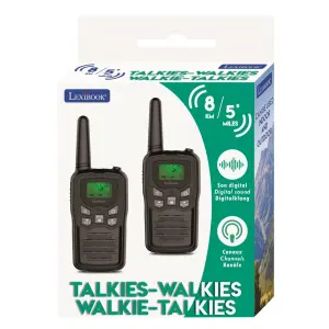 Digitale Walkie-Talkies mit 8 km Reichweite, 8 Kanäle Lexibook image-4