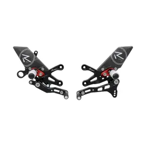 Adjustable Rearset Motorcycle Footpegs Lightech Racing Aprilia Tuono 1100 V4 Factory image-0