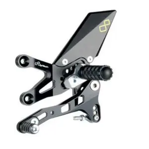 Adjustable Rearset Motorcycle Footpegs Lightech Aprilia RSV4 RR image-0