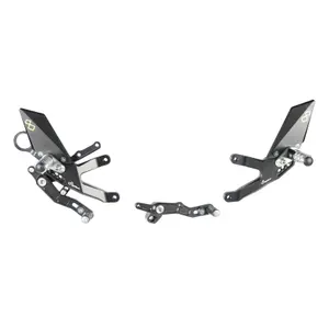 Adjustable Rearset Motorcycle Footpegs Lightech BMW S 1000 RR image-0