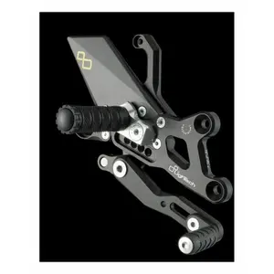 Adjustable Rearset Motorcycle Footpegs Lightech Honda CBR 1000 RR Fireblade ABS (SC77) image-0