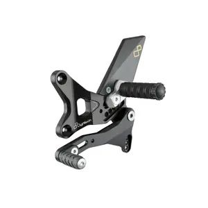 Adjustable Rearset Motorcycle Footpegs Lightech Kawasaki Ninja ZX-10 R (ZX1000J) image-0