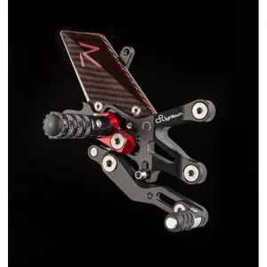 Adjustable Rearset Motorcycle Footpegs Lightech Kawasaki Ninja ZX-10 RR (ZX1000Z) image-0