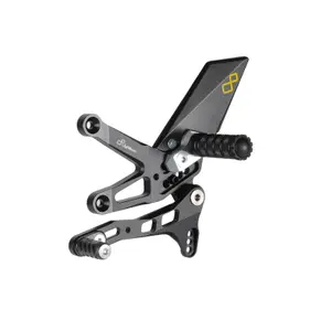 Adjustable Rearset Motorcycle Footpegs Lightech Kawasaki Ninja ZX-10 R ABS KRT Replica (ZX1002E) image-0