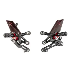 Adjustable Rearset Motorcycle Footpegs Lightech Suzuki GSX-R 1000 R ABS image-0