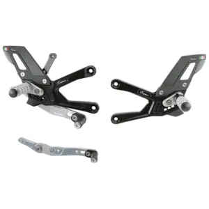 Adjustable Rearset Motorcycle Footpegs Lightech Yamaha YZF-R1 M image-0