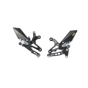 7075 Aluminium Foldable Motorcycle Footrest Spare Parts Lightech image-0