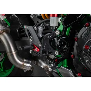 Justerbare motorcykel fodstøtter med faste fodstøtter Lightech image-2