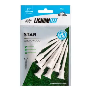 liglig72wstar-tee-lignum-star-x12-weiss-72-mm