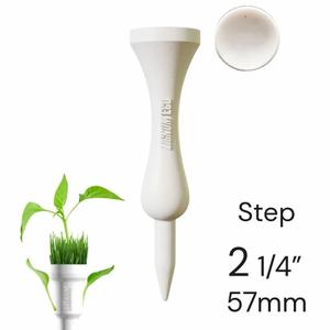 telt32-telt57-lot-of-12-golf-tees-lignum-nxt-step-ecoline-white