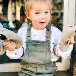 Children's slippers Liliputi Soft Paws Urban Latte image-3