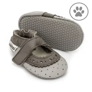 Baby sandals Liliputi Soft Paws Stone Rose image-3