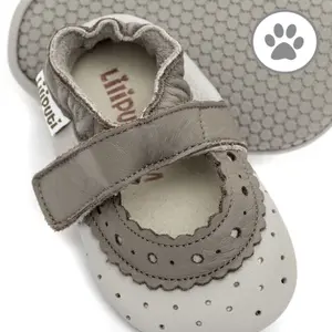 Baby sandals Liliputi Soft Paws Stone Rose image-4