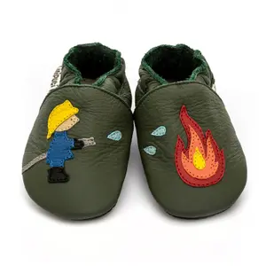 Boys' soft slippers Liliputi Fireman image-1