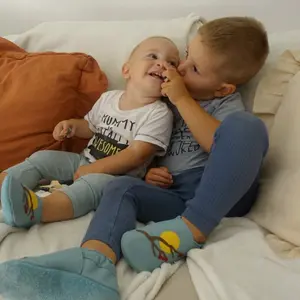 Boys' soft slippers Liliputi Chirp image-4