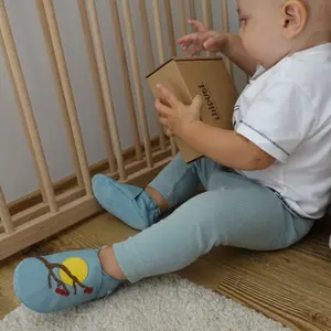 Boys' soft slippers Liliputi Chirp image-5