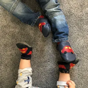 Boys' soft slippers Liliputi Blue Cars V8 image-2