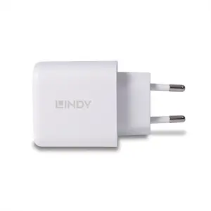 Adattatore di rete 1xUSB A & 1x USB C 30W Lindy