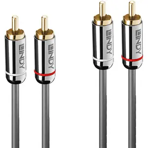 2x rca-hovedtelefonadapter Lindy
