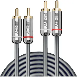 2x rca-hovedtelefonadapter Lindy image-1