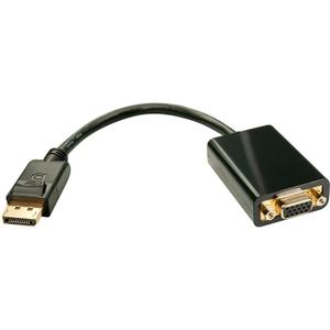 Convertisseur DisplayPort mâle vers VGA femelle (D-sub DE-15) Lindy