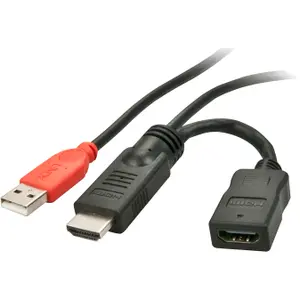 Câble HDMI avec USB Lindy