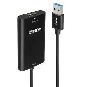 Adaptateur vidéo HDMI vers USB 3.1 Lindy image-1
