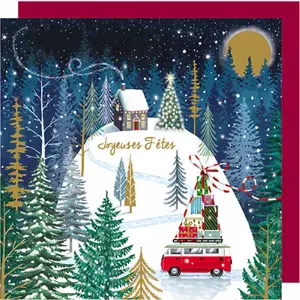 Doppelte Weihnachtskarte Ling Design image-0