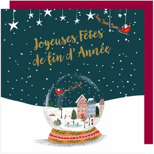 Doble tarjeta de Navidad Ling Design image-0