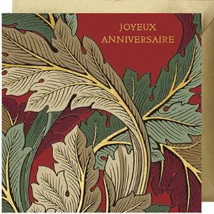 Carte double Ling Design Morris image-0