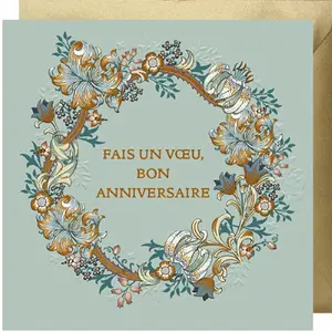 Carte double Ling Design Morris image-0
