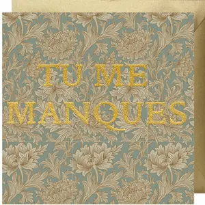 Carte double Ling Design Morris image-0