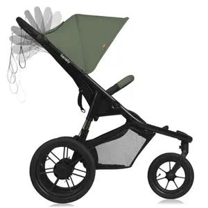3-wheel baby stroller Lionelo Azura image-3