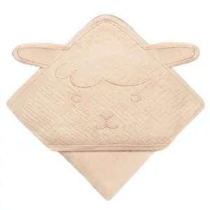 Pushchair footmuff Lionelo Muslin Hooded Towel image-1