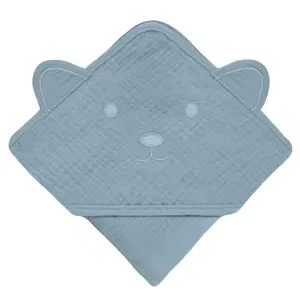 Pushchair footmuff Lionelo Muslin Hooded Towel image-1