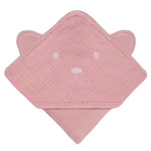 Pushchair footmuff Lionelo Muslin Hooded Towel image-1
