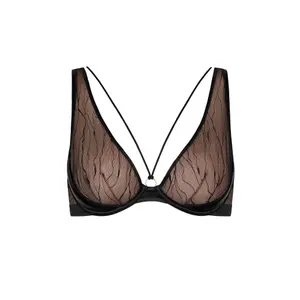 Sujetador con aros de escote profundo para mujer Lisca Nightscape image-0