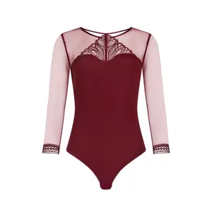 Wireless Brazilian body with 3/4 sleeves for women Lisca Adventure